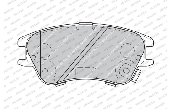 Brake Pad Set, disc brake PREMIER ECO FRICTION FDB1950 Ferodo, Image 4