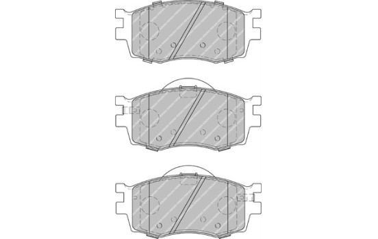 Brake Pad Set, disc brake PREMIER ECO FRICTION FDB1955 Ferodo, Image 2