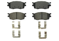 Brake Pad Set, disc brake PREMIER ECO FRICTION FDB1955 Ferodo