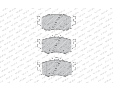 Brake Pad Set, disc brake PREMIER ECO FRICTION FDB1955 Ferodo, Image 4