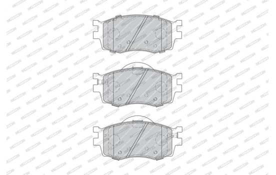 Brake Pad Set, disc brake PREMIER ECO FRICTION FDB1955 Ferodo, Image 4