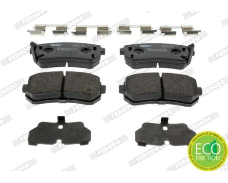 Brake Pad Set, disc brake PREMIER ECO FRICTION FDB1956 Ferodo, Image 4