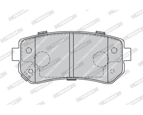 Brake Pad Set, disc brake PREMIER ECO FRICTION FDB1956 Ferodo, Image 4