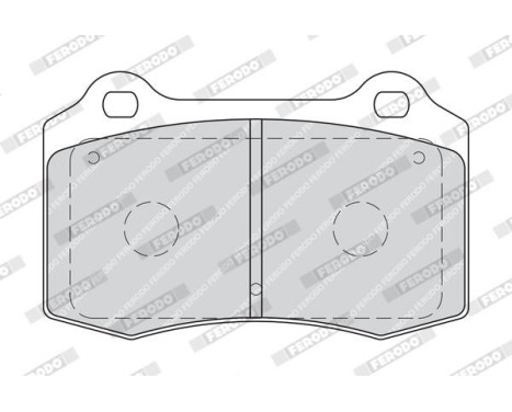 Brake Pad Set, disc brake PREMIER ECO FRICTION FDB1957 Ferodo, Image 4