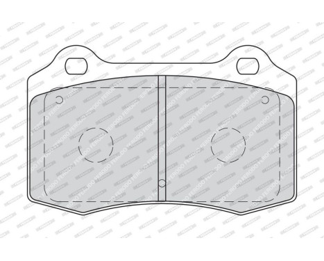 Brake Pad Set, disc brake PREMIER ECO FRICTION FDB1957 Ferodo, Image 4