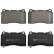 Brake Pad Set, disc brake PREMIER ECO FRICTION FDB1968 Ferodo