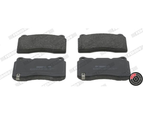 Brake Pad Set, disc brake PREMIER ECO FRICTION FDB1968 Ferodo, Image 5