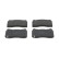 Brake Pad Set, disc brake PREMIER ECO FRICTION FDB1968 Ferodo, Thumbnail 4