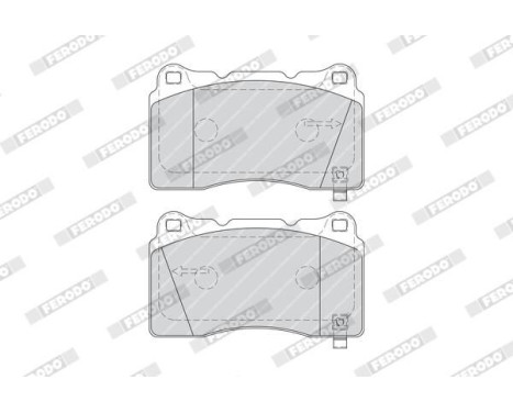 Brake Pad Set, disc brake PREMIER ECO FRICTION FDB1968 Ferodo, Image 5