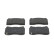 Brake Pad Set, disc brake PREMIER ECO FRICTION FDB1968 Ferodo, Thumbnail 4