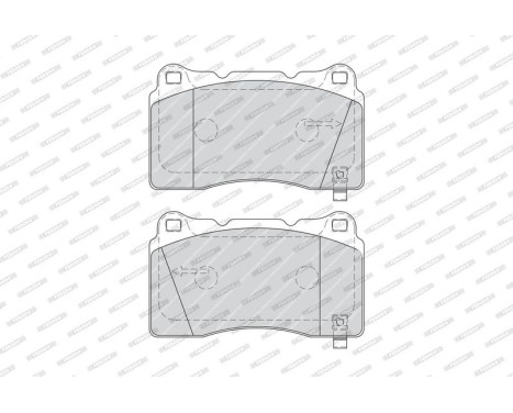 Brake Pad Set, disc brake PREMIER ECO FRICTION FDB1968 Ferodo, Image 5