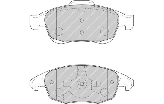 Brake Pad Set, disc brake PREMIER ECO FRICTION FDB1971 Ferodo