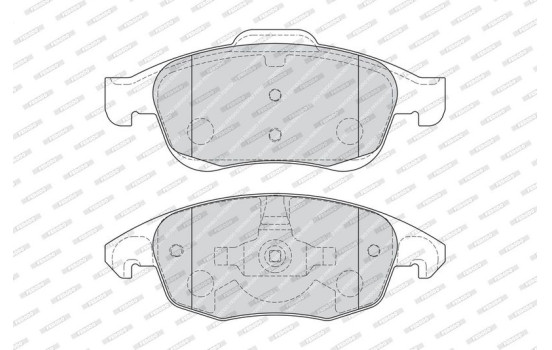 Brake Pad Set, disc brake PREMIER ECO FRICTION FDB1971 Ferodo, Image 3