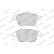 Brake Pad Set, disc brake PREMIER ECO FRICTION FDB1972 Ferodo, Thumbnail 4