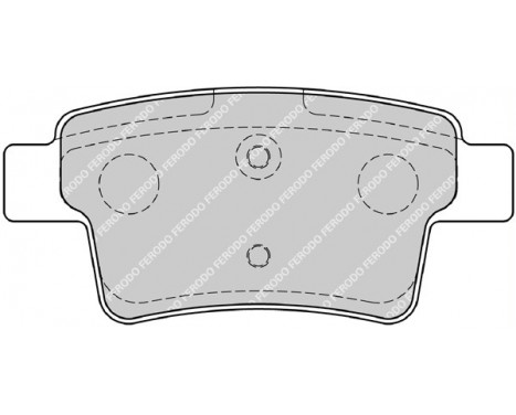 Brake Pad Set, disc brake PREMIER ECO FRICTION FDB1973 Ferodo, Image 2