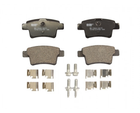 Brake Pad Set, disc brake PREMIER ECO FRICTION FDB1973 Ferodo