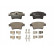 Brake Pad Set, disc brake PREMIER ECO FRICTION FDB1973 Ferodo