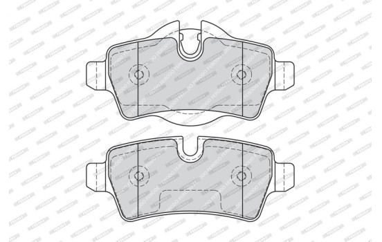 Brake Pad Set, disc brake PREMIER ECO FRICTION FDB1975 Ferodo, Image 3