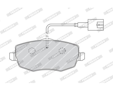 Brake Pad Set, disc brake PREMIER ECO FRICTION FDB1976 Ferodo, Image 3