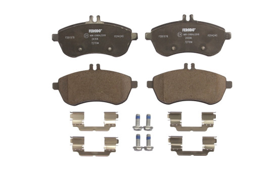Brake Pad Set, disc brake PREMIER ECO FRICTION FDB1978 Ferodo