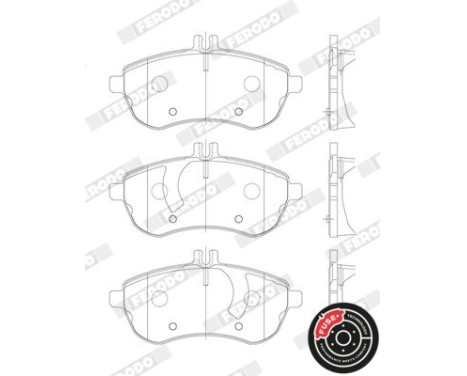 Brake Pad Set, disc brake PREMIER ECO FRICTION FDB1978 Ferodo, Image 6