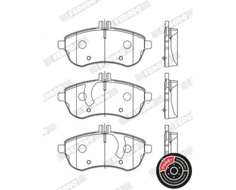 Brake Pad Set, disc brake PREMIER ECO FRICTION FDB1978 Ferodo, Image 6