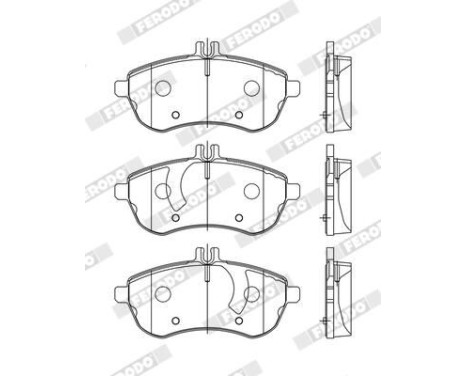 Brake Pad Set, disc brake PREMIER ECO FRICTION FDB1978 Ferodo, Image 6