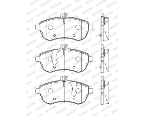 Brake Pad Set, disc brake PREMIER ECO FRICTION FDB1978 Ferodo, Image 6