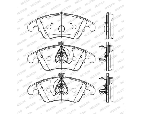 Brake Pad Set, disc brake PREMIER ECO FRICTION FDB1979 Ferodo, Image 6
