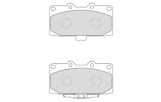 Brake Pad Set, disc brake PREMIER ECO FRICTION FDB1982 Ferodo, Image 2
