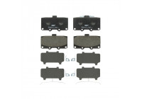 Brake Pad Set, disc brake PREMIER ECO FRICTION FDB1982 Ferodo