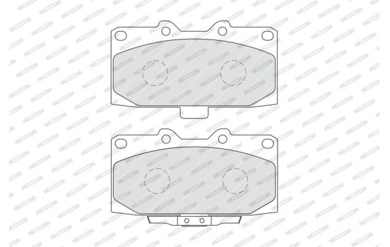 Brake Pad Set, disc brake PREMIER ECO FRICTION FDB1982 Ferodo, Image 4