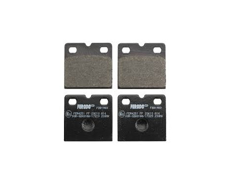 Brake Pad Set, disc brake PREMIER ECO FRICTION FDB1983 Ferodo