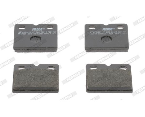 Brake Pad Set, disc brake PREMIER ECO FRICTION FDB1983 Ferodo, Image 3