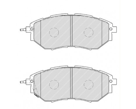 Brake Pad Set, disc brake PREMIER ECO FRICTION FDB1984 Ferodo