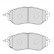 Brake Pad Set, disc brake PREMIER ECO FRICTION FDB1984 Ferodo