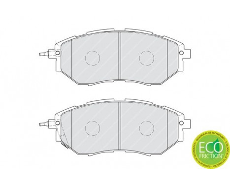 Brake Pad Set, disc brake PREMIER ECO FRICTION FDB1984 Ferodo, Image 3