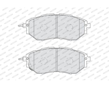 Brake Pad Set, disc brake PREMIER ECO FRICTION FDB1984 Ferodo, Image 3