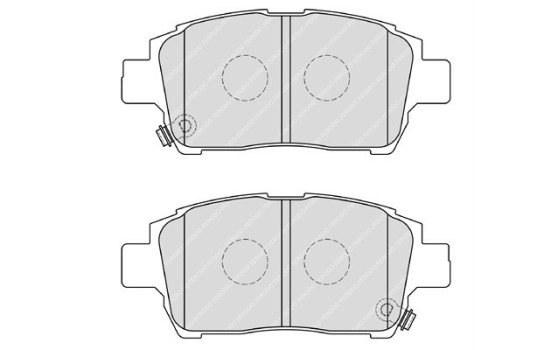 Brake Pad Set, disc brake PREMIER ECO FRICTION FDB1985 Ferodo, Image 2