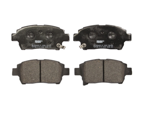 Brake Pad Set, disc brake PREMIER ECO FRICTION FDB1985 Ferodo