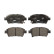 Brake Pad Set, disc brake PREMIER ECO FRICTION FDB1985 Ferodo