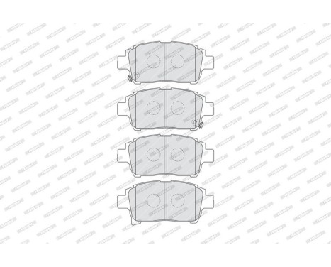 Brake Pad Set, disc brake PREMIER ECO FRICTION FDB1985 Ferodo, Image 4