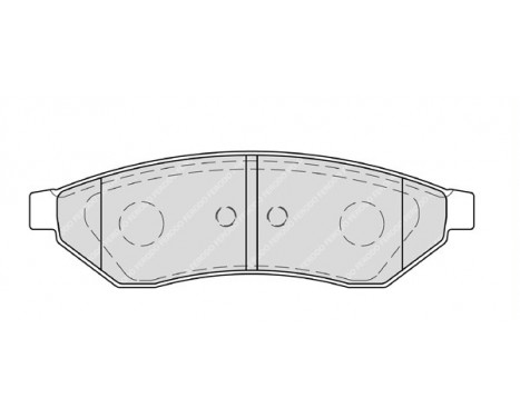Brake Pad Set, disc brake PREMIER ECO FRICTION FDB1986 Ferodo, Image 2