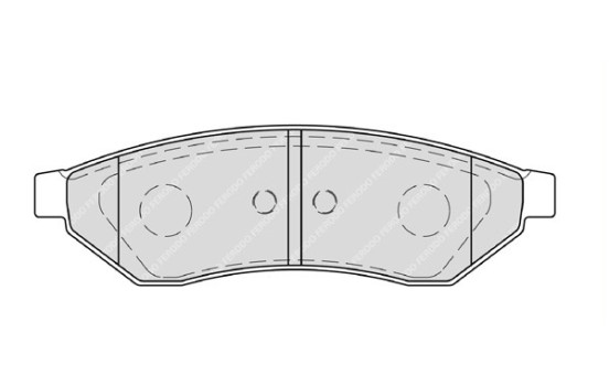 Brake Pad Set, disc brake PREMIER ECO FRICTION FDB1986 Ferodo, Image 2