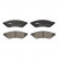 Brake Pad Set, disc brake PREMIER ECO FRICTION FDB1986 Ferodo