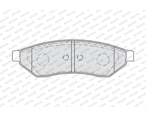 Brake Pad Set, disc brake PREMIER ECO FRICTION FDB1986 Ferodo, Image 4