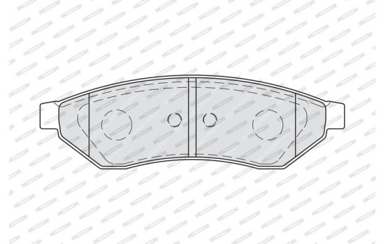 Brake Pad Set, disc brake PREMIER ECO FRICTION FDB1986 Ferodo, Image 4