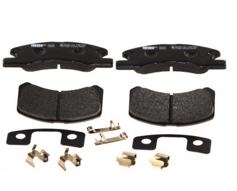 Brake Pad Set, disc brake PREMIER ECO FRICTION FDB1988 Ferodo