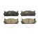 Brake Pad Set, disc brake PREMIER ECO FRICTION FDB1991 Ferodo