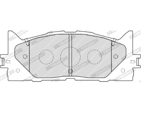 Brake Pad Set, disc brake PREMIER ECO FRICTION FDB1991 Ferodo, Image 4